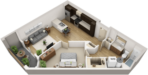 A1C Floor Plan