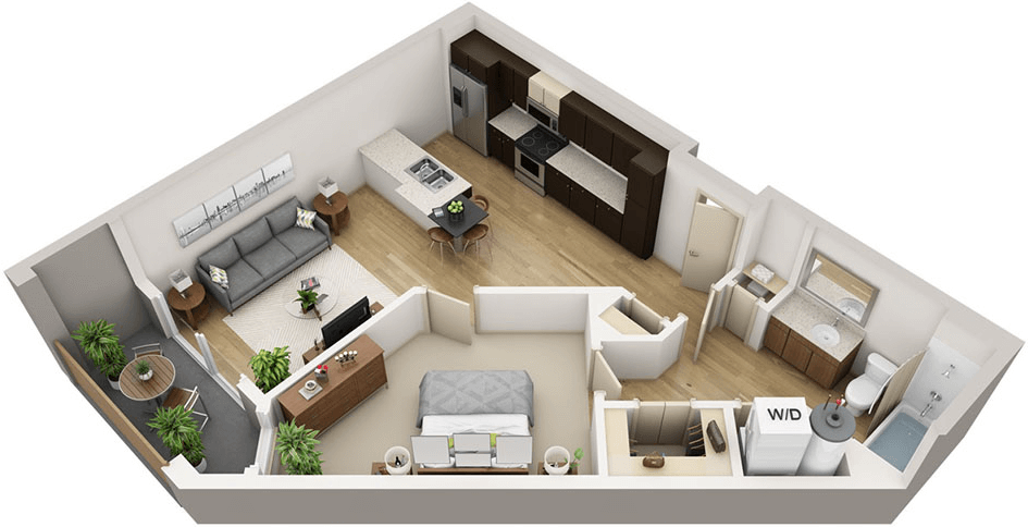 A1C Floor Plan