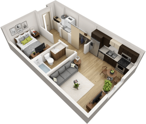 Studio Floor Plan